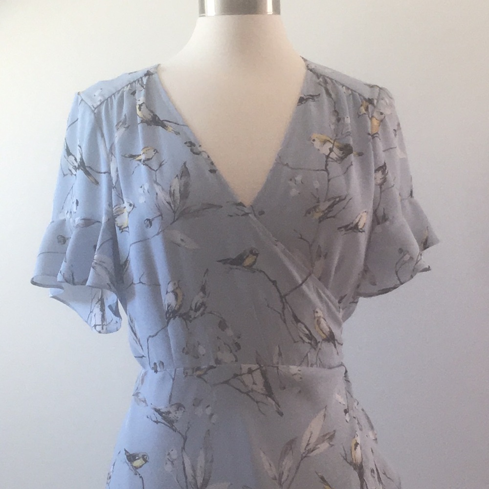 Patterned Wrap Dress. - image 4